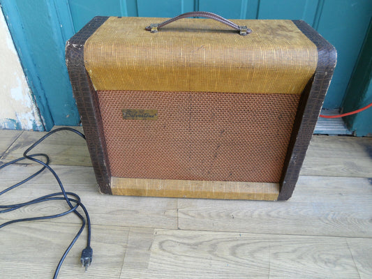 1957 Tweed Silvertone 1333 Vintage Tube Amp 1x12 Poor Man's Deluxe Princeton