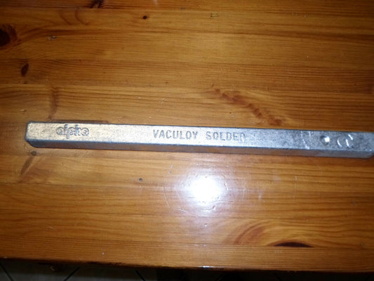 Alpha Vaculoy Solder Bar Sn60Pb40, 2.6 lbs