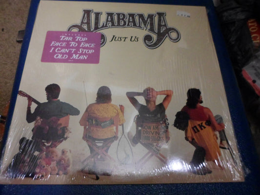 ALABAMA Just Us Vinyl LP Vintage RCA 1987 Country Rock SEALED! Hype sticker