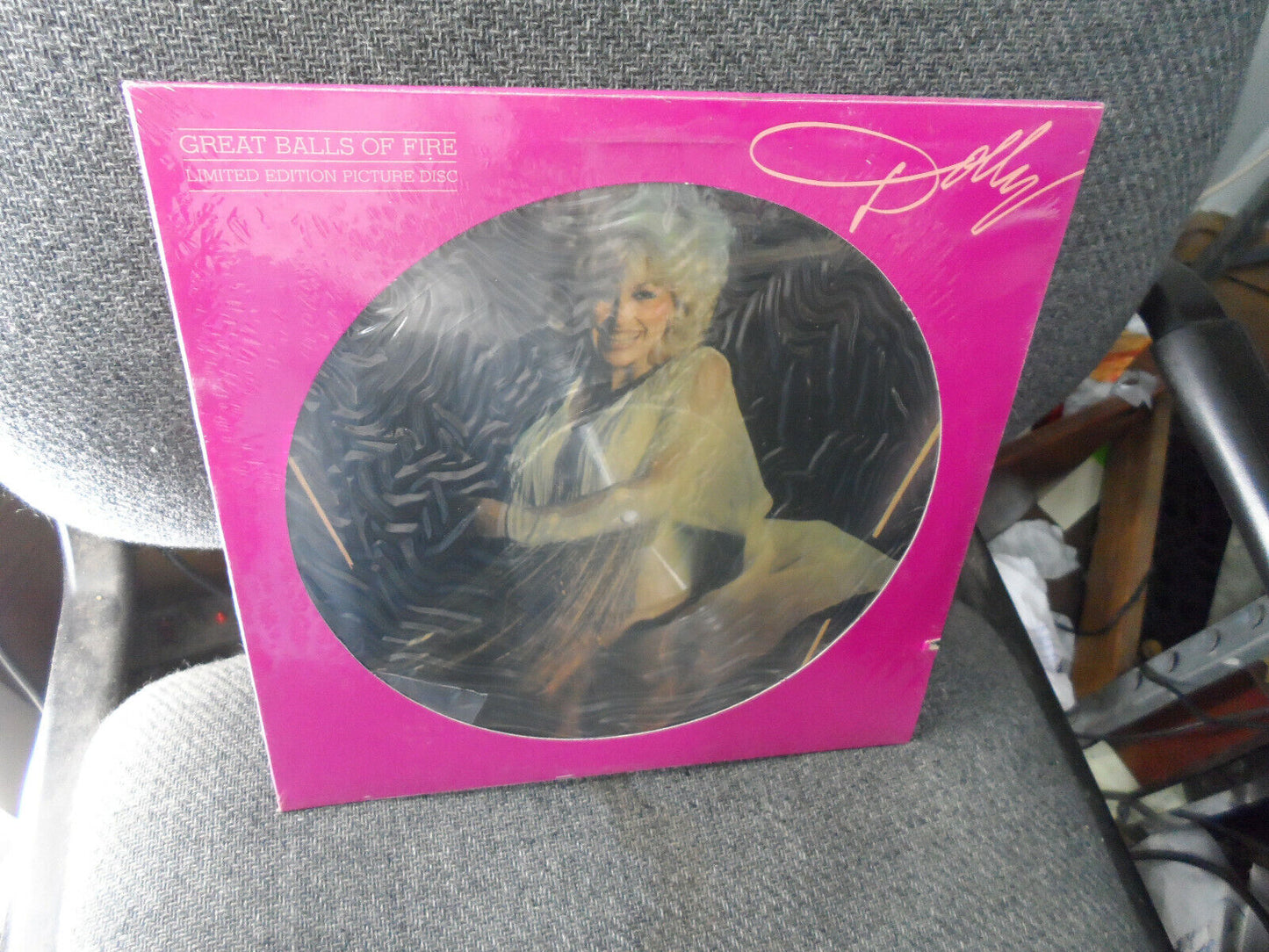 DOLLY PARTON Great Balls Of Fire 1979 Ltd Ed US PICTURE DISC LP SEALED