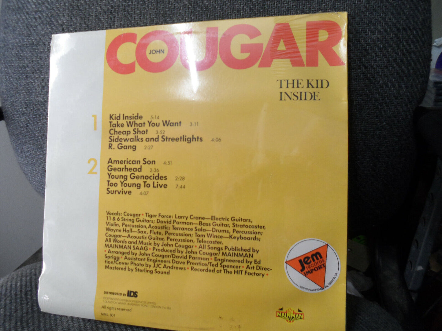 John Cougar Mellencamp Import LP - Original SEALED