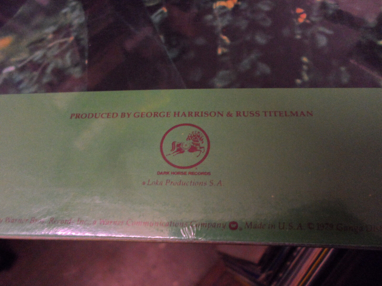 George Harrison Self Title Rare 1979 Dark Horse Original Sealed Lp