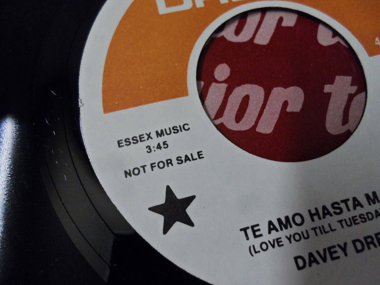 David Bowie Te Amo Hasta Martes Spain Import Promo 45