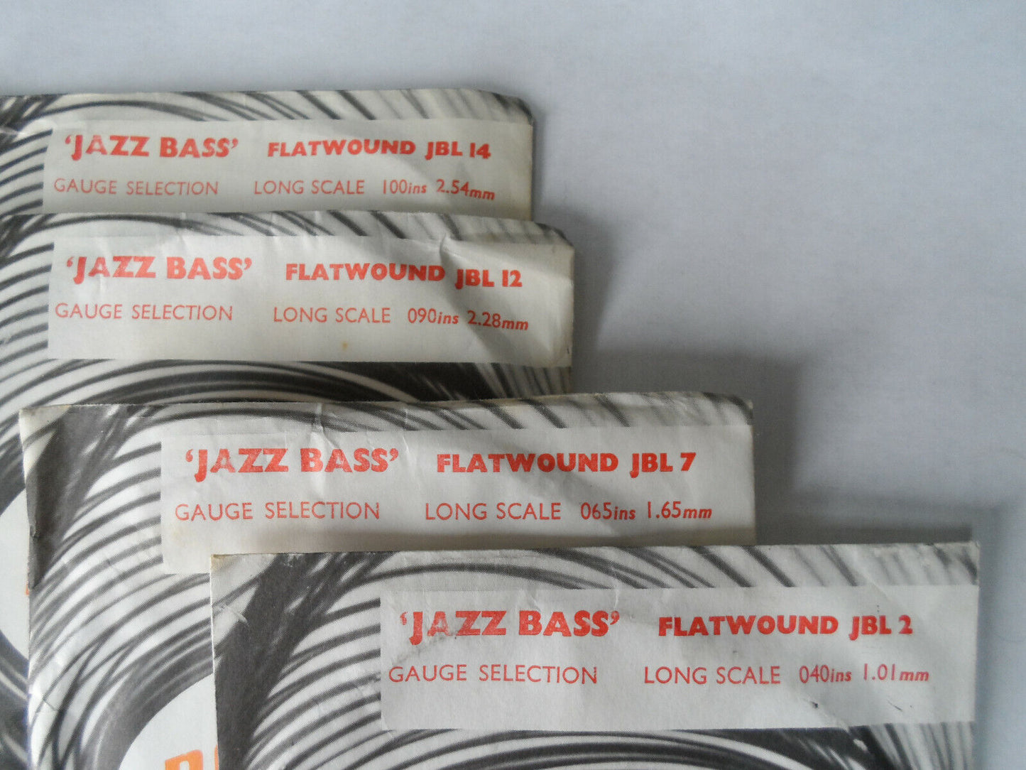 Vintage Rotosound Jazz Bass Flatwound Strings Genesis