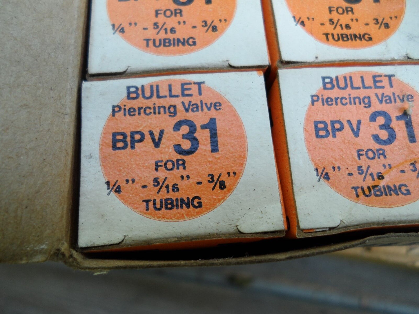 NOS Bullet Piercing Valve Part # B.P.V. 31 Set of Ten Single