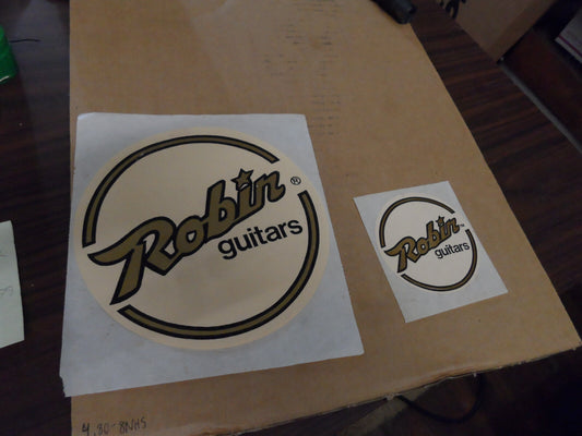 Vintage Robin Guitars Promotional Slap Stickers