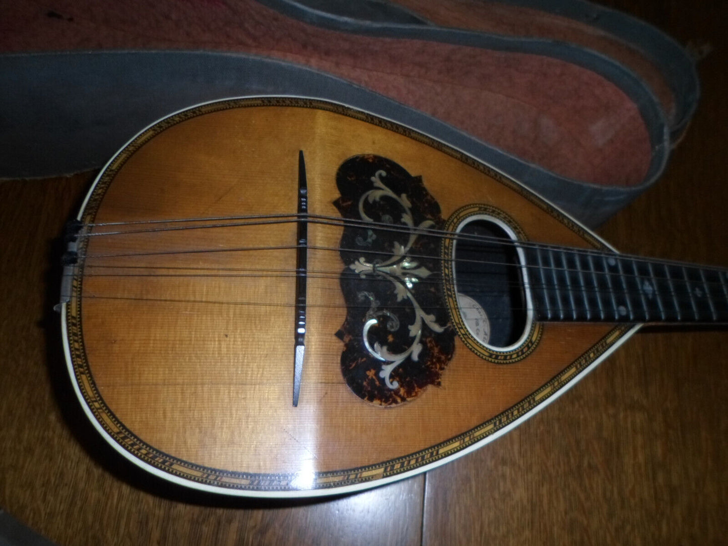 Vintage Bowl Back Mandolin Project Chas C Adams Dwight Ill.