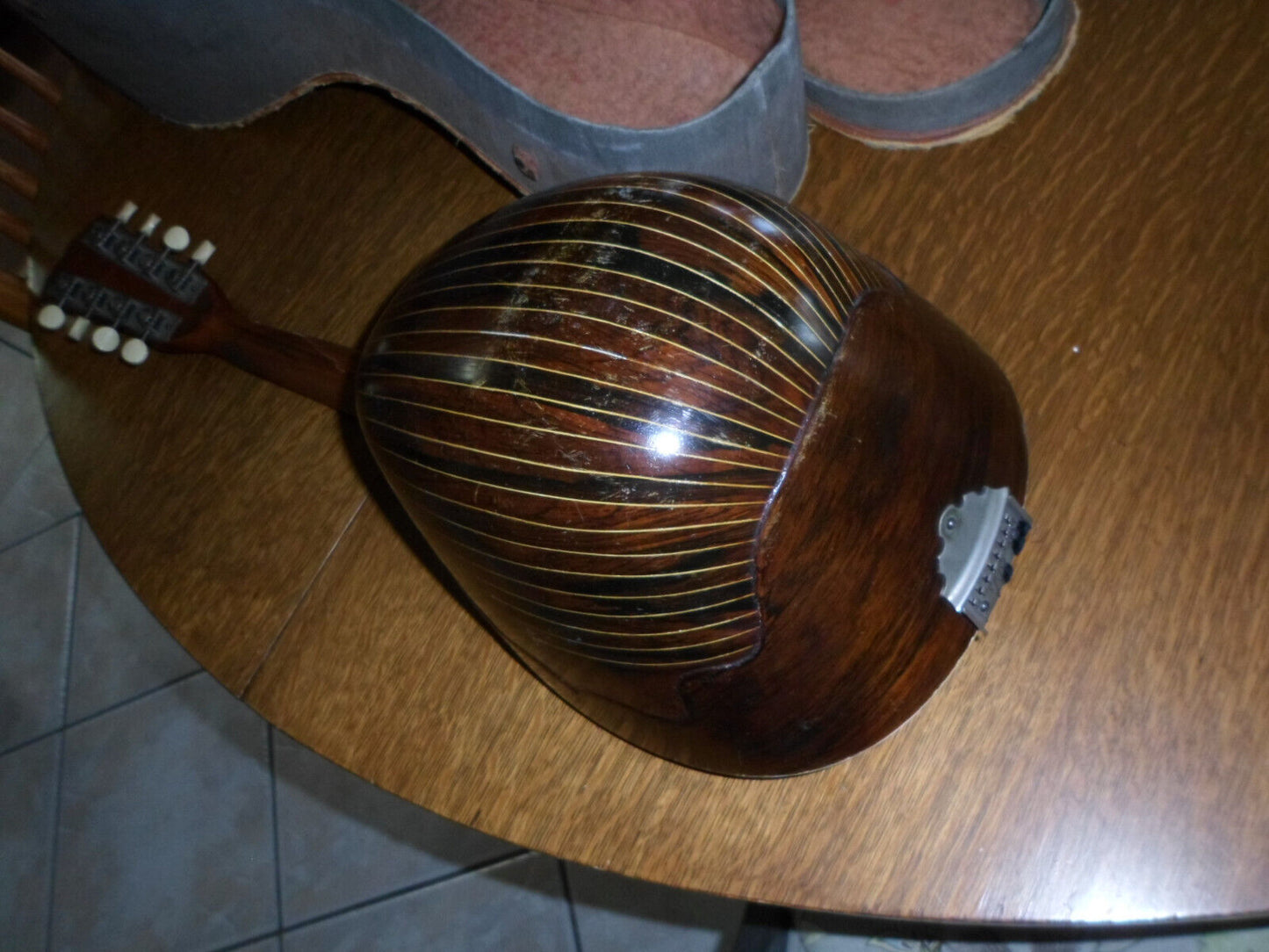 Vintage Bowl Back Mandolin Project Chas C Adams Dwight Ill.