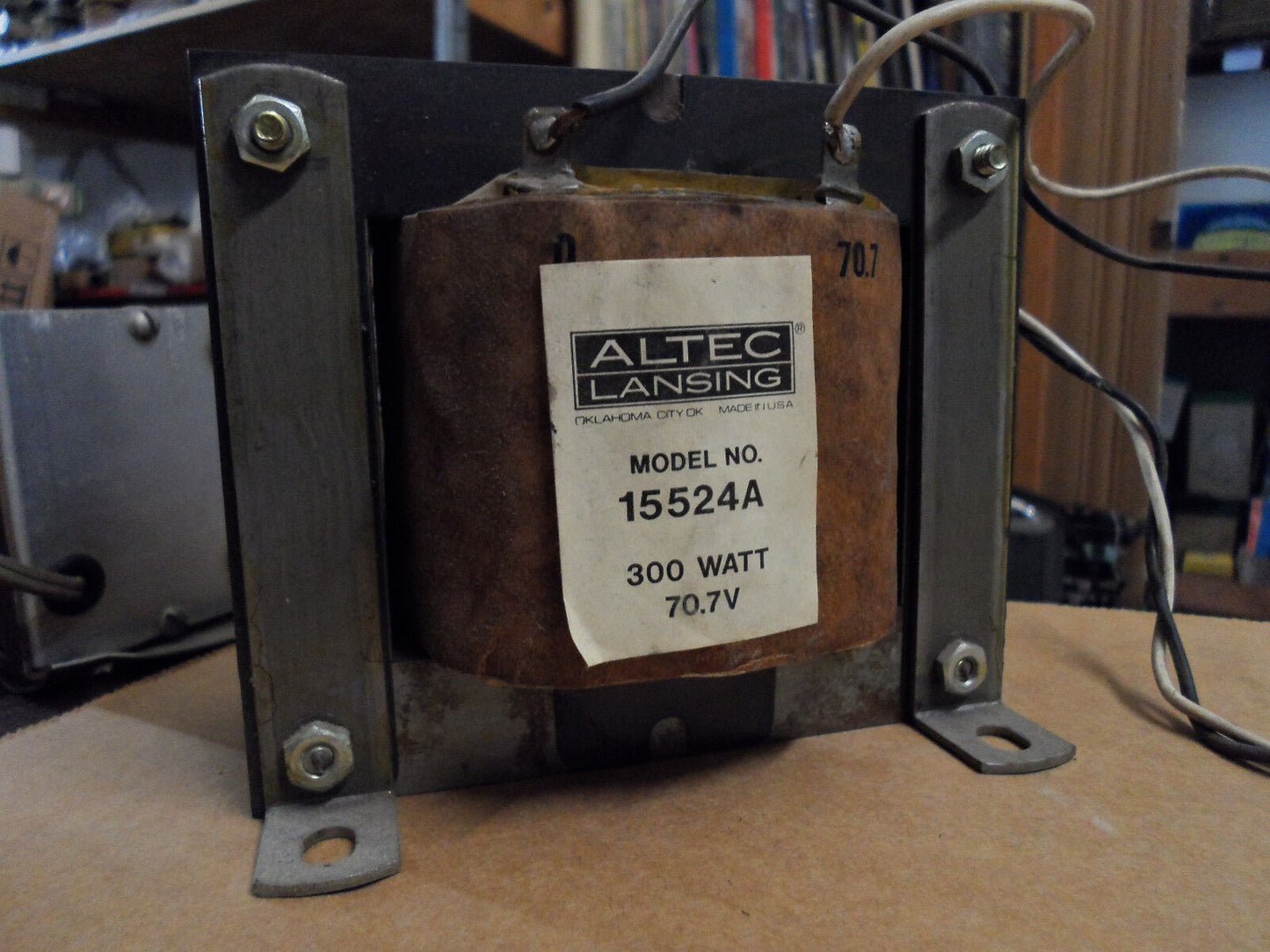 Vintage Altec Lansing Model 15524A 300 Watt Transformer
