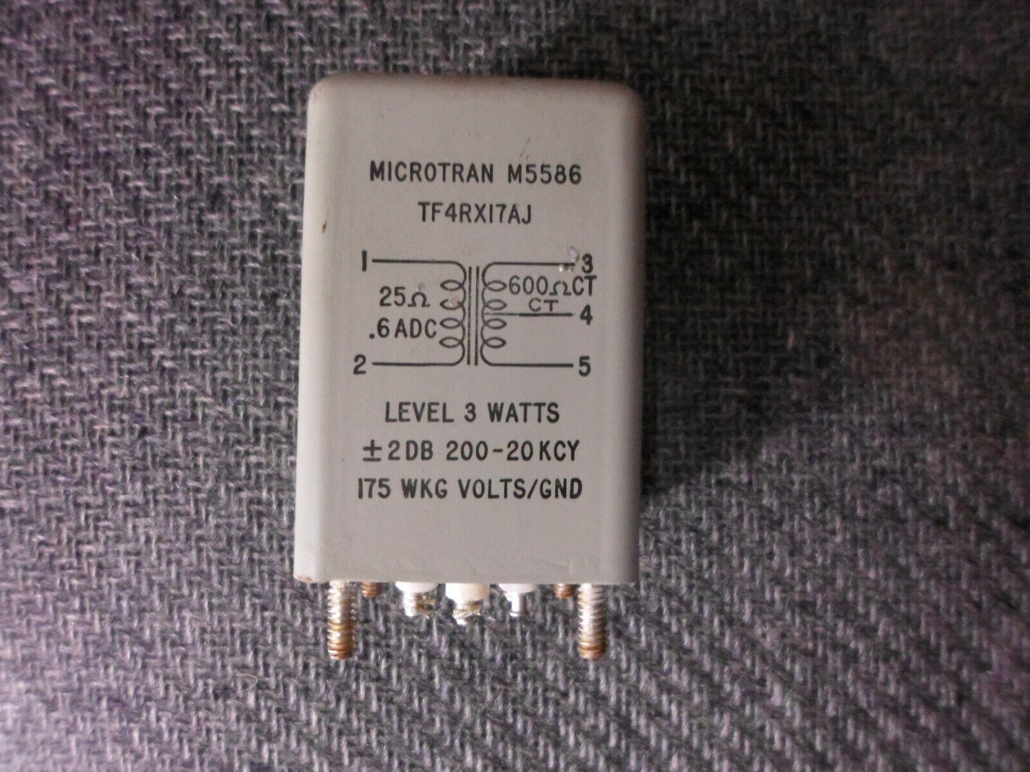 microtran tf4rx17aj m5586 transformer