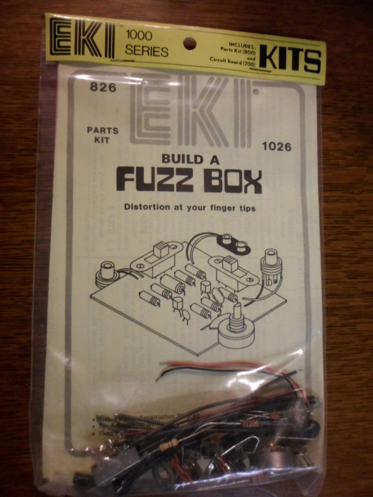 Vintage 1967 EKI Fuzz Box Fuzztone Distortion Science Fair Electronic Kit