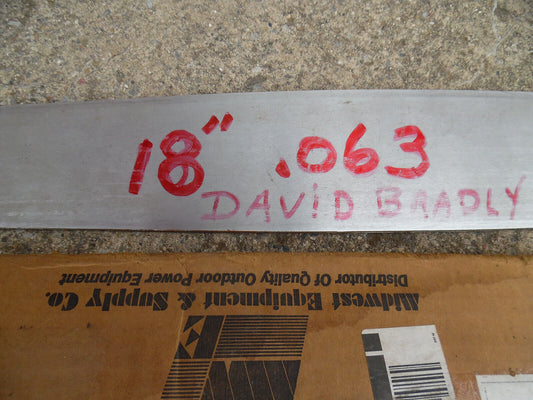 18" .063 David Bradly Chainsaw Bar