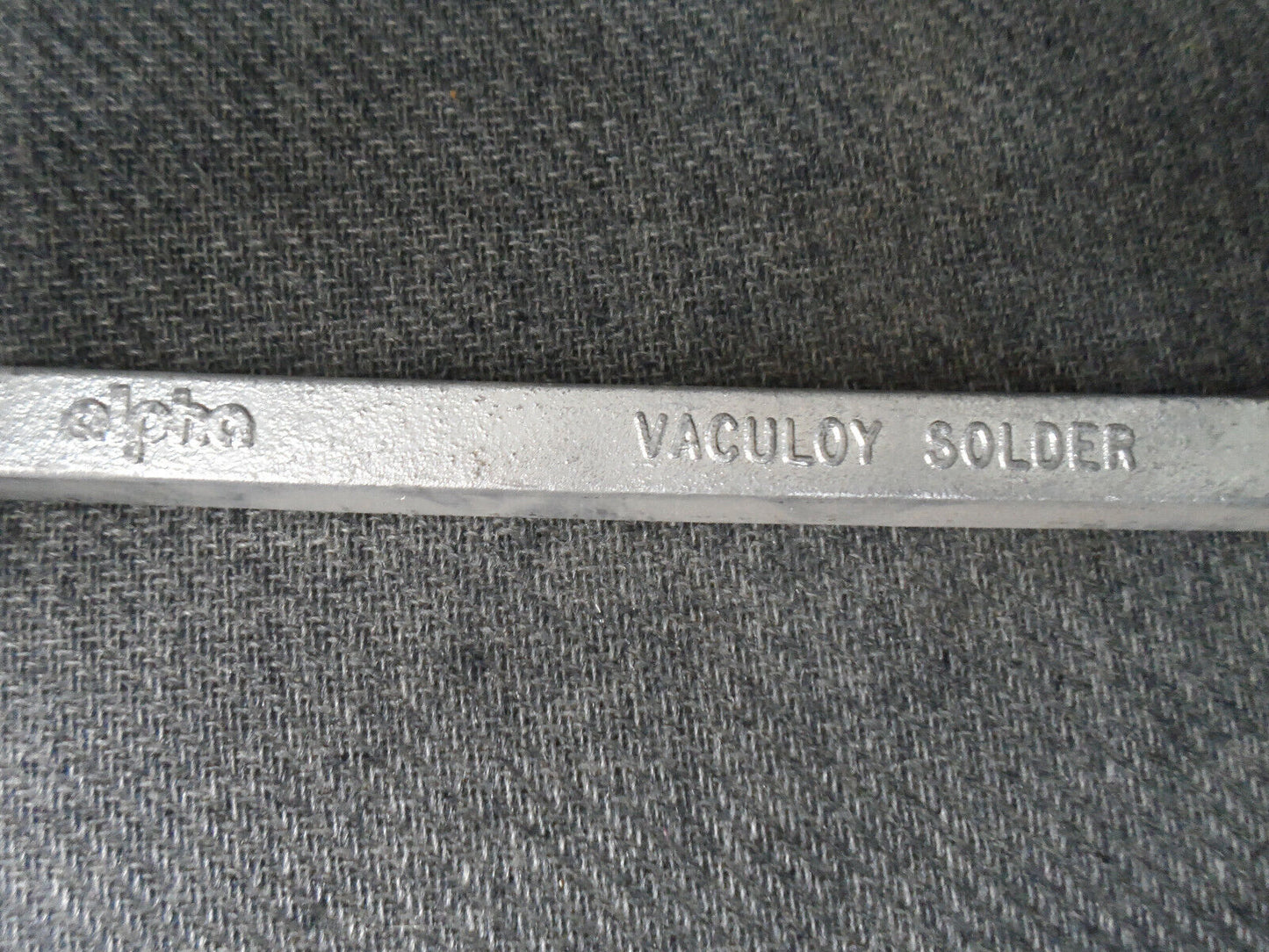 5 bars Alpha Vaculoy Solder Bar 11 lbs + sn60pb40