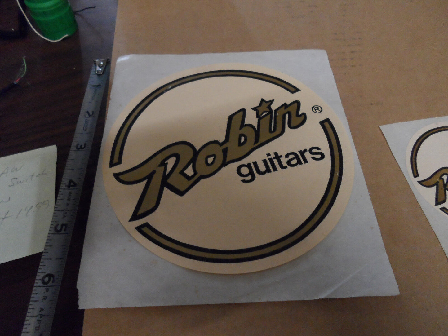 Vintage Robin Guitars Promotional Slap Stickers