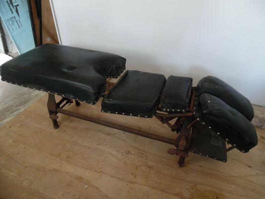 Antique Vintage Zenith Chiropractic Hylo Medical Table