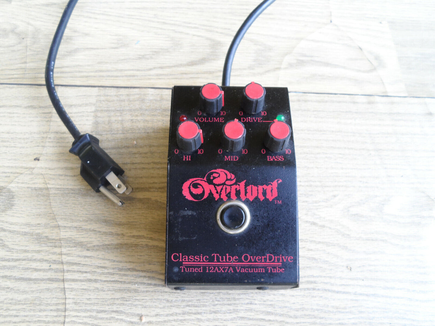 Vintage Overlord Tube Overdrive Guitar Effect Pedal