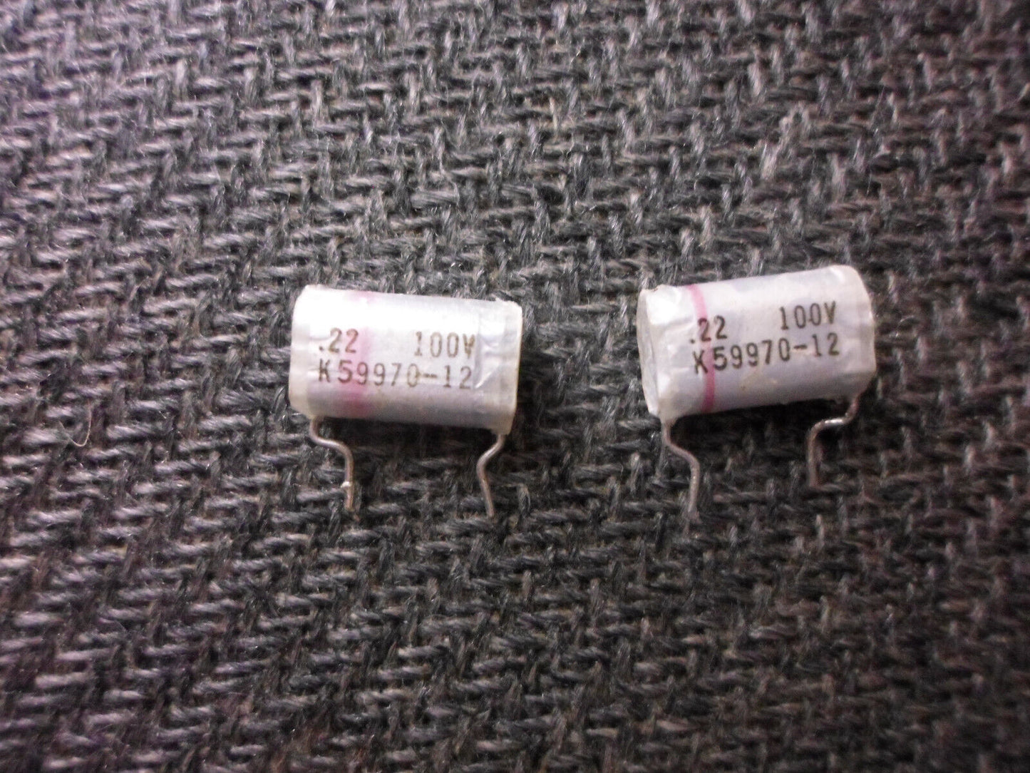 Thomas Organ Vintage Crybaby Wah 1978 Caps capacitors