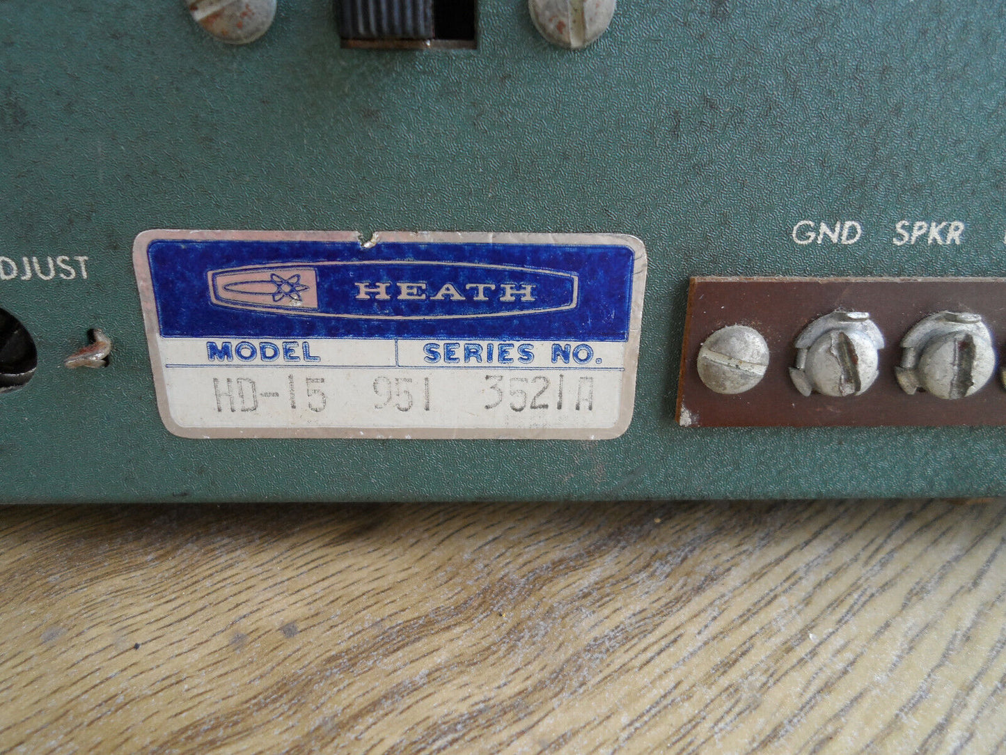 Heathkit preamp Phone Patch w/ VU meter