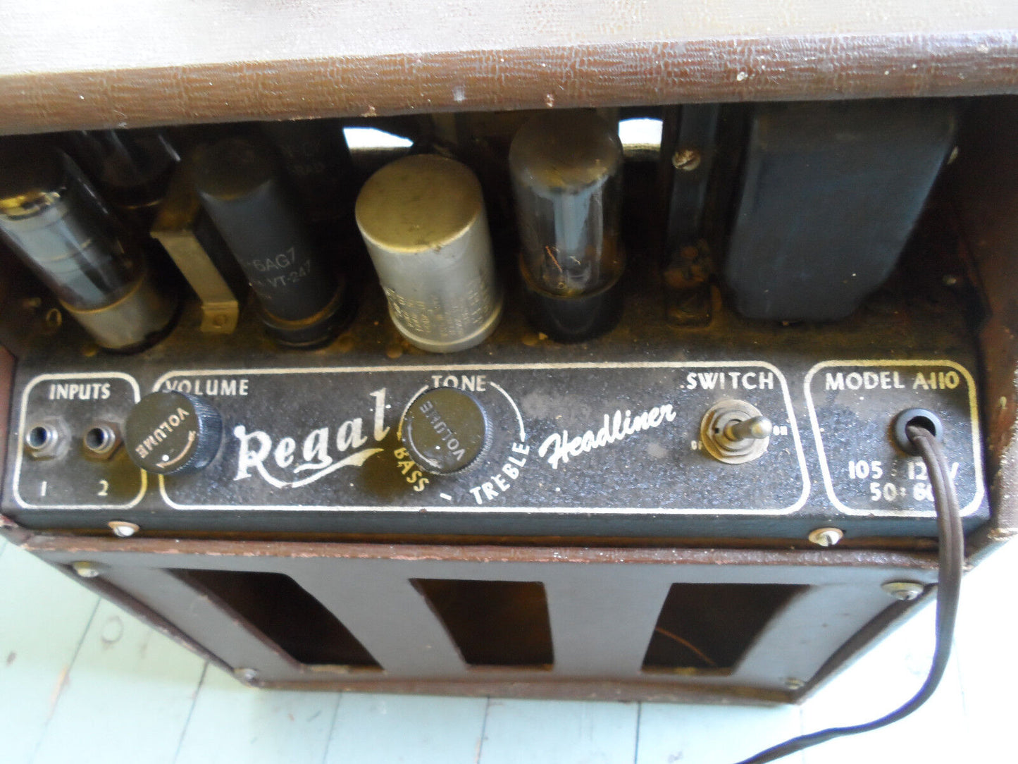 Vintage Regal Headliner Model A-110 Amplifier