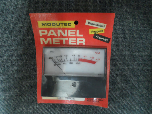 1 brand new NOS Modutec VU meter for Ampex .......made in USA