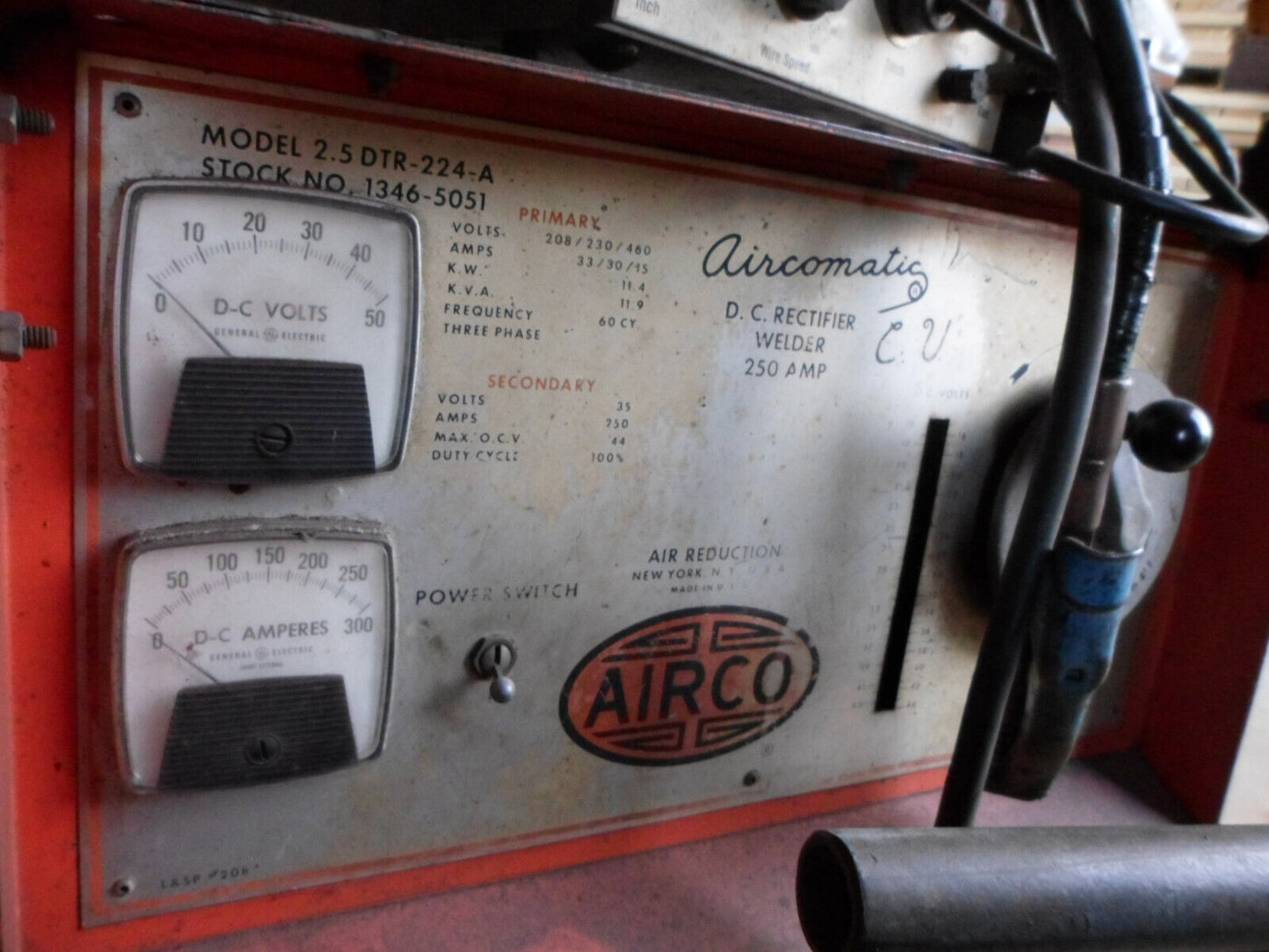 Airco Mig Welder 2.5 DTR-224-A on Cart