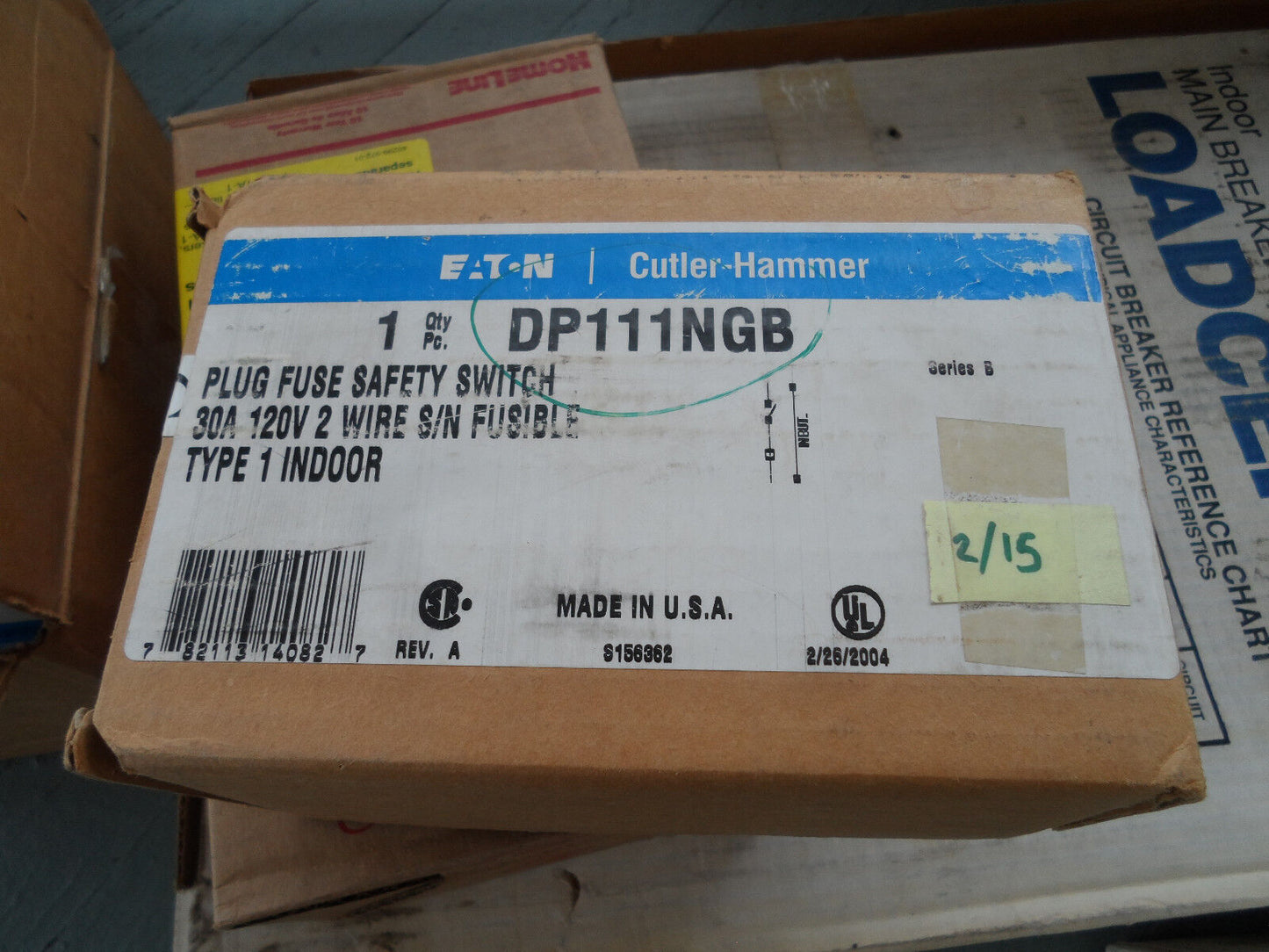 (New) Cutler-Hammer DP111NGB Safety Switch