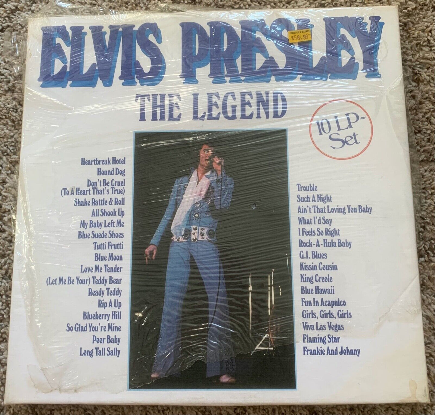 Elvis Presley – The Legend vinyl SEALED 10 LP box set