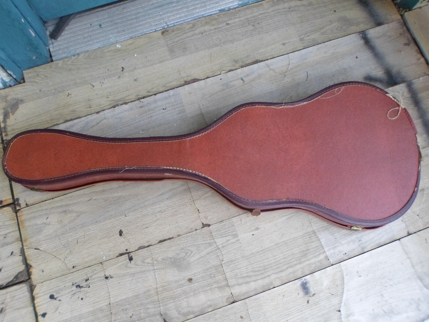 Vintage 1950s Silvertone Harmony Electric Guitar Chipboard Case