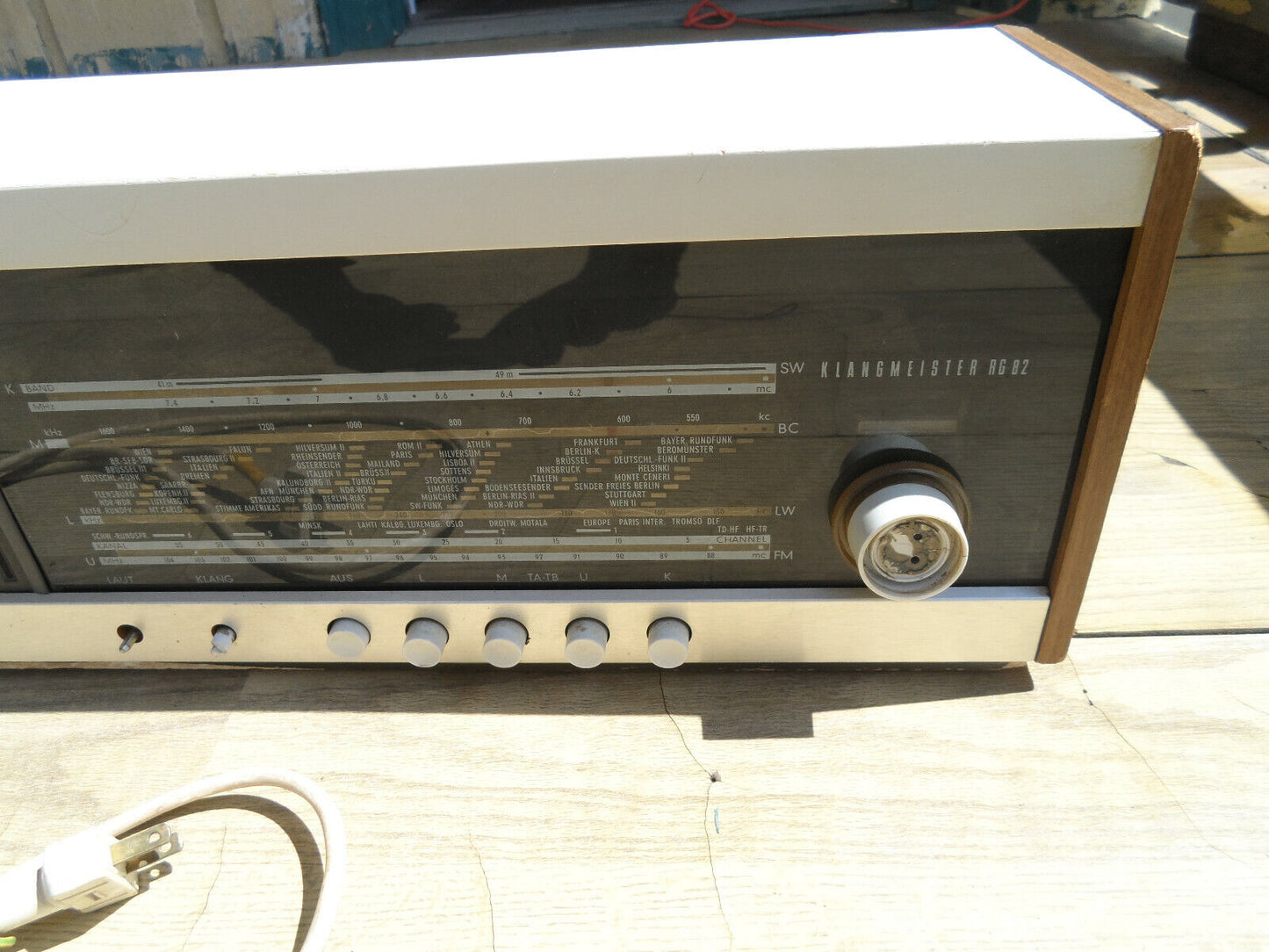 Siemens KlangMeister RG84 German Tube Radio