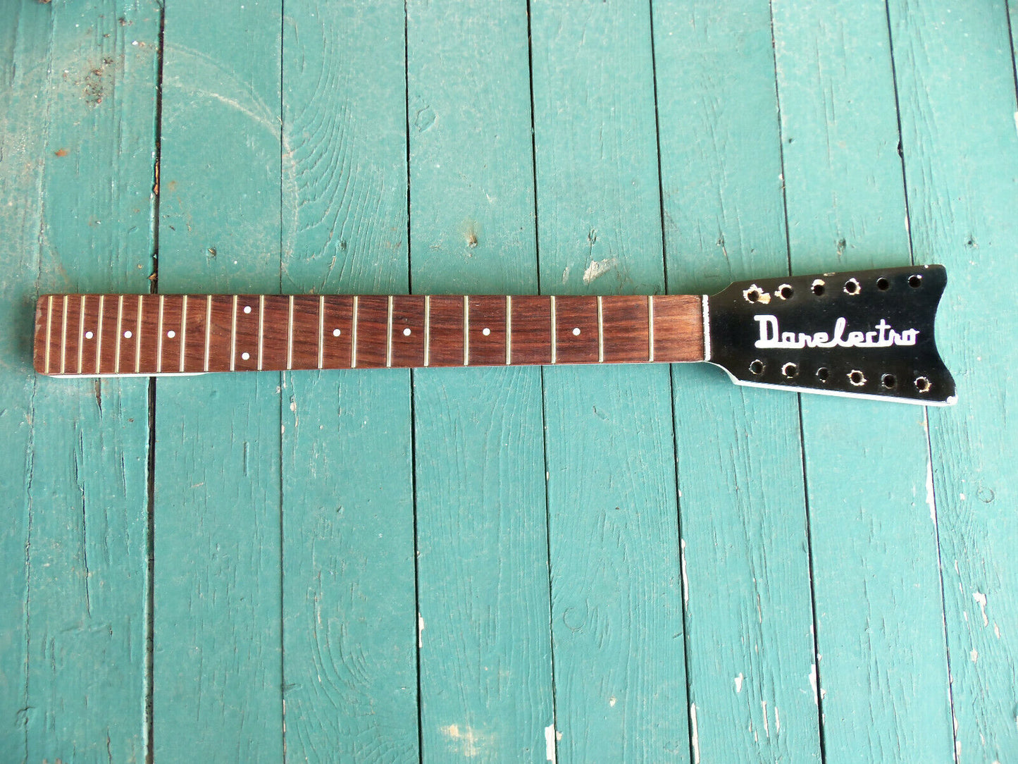 Vintage 1960s Danelectro Batwing 12 string Guitar Neck Bellzouki