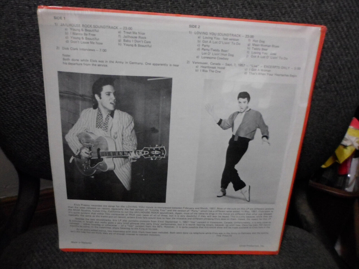 Elvis Presley –Live Got a Lot O Livin to Do vinyl LP album Sealed
