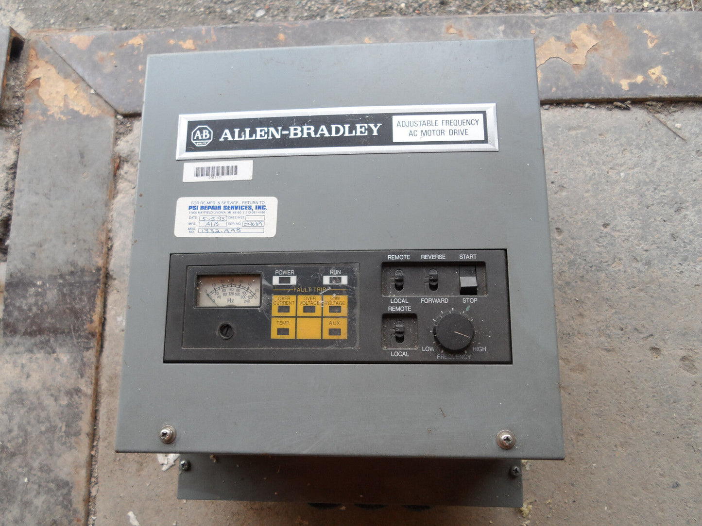 Allen Bradley Adjustable Frequency AC Motor Drive