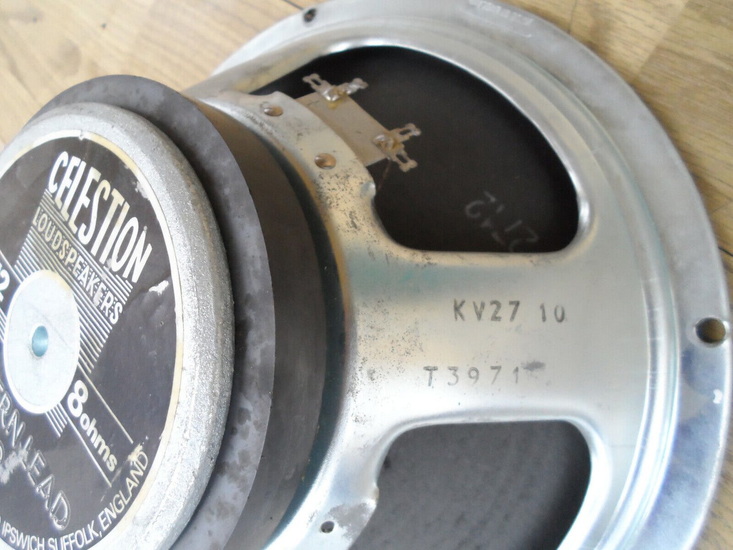 Vintage Modern Lead 70 12" Celestion Speaker 8 Ohm Made in England!