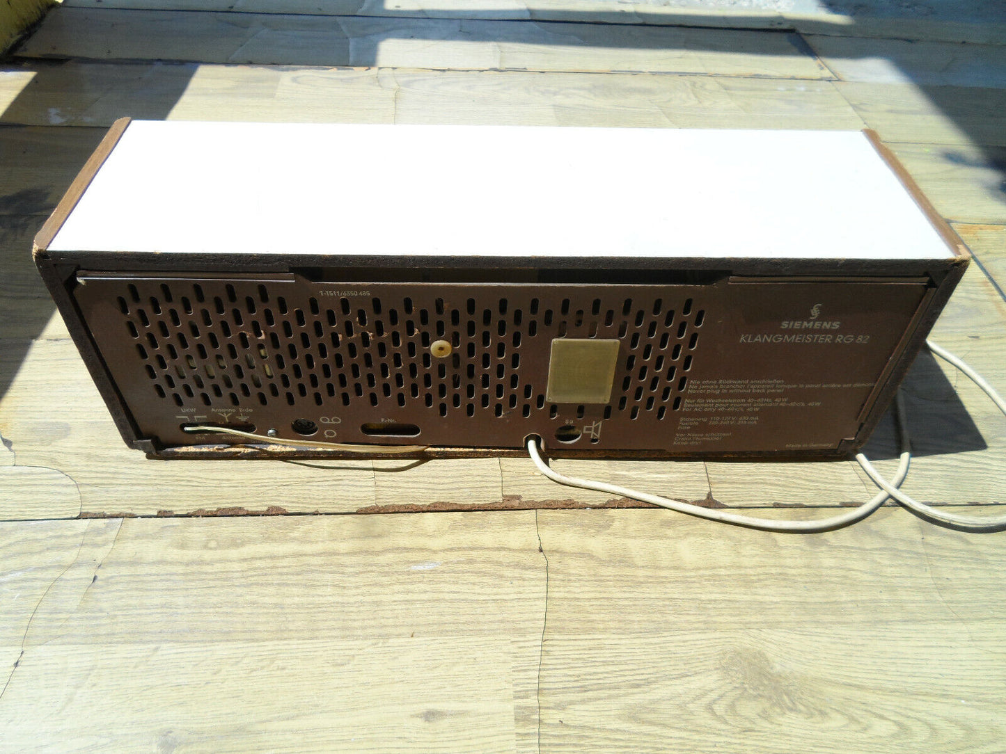 Siemens KlangMeister RG84 German Tube Radio