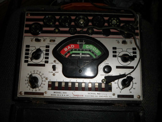 Vintage Simpson 305 Tube Tester