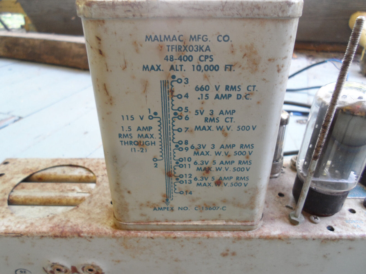 Vintage Ampex 15600 Power Supply