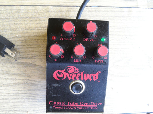 Vintage Overlord Tube Overdrive Guitar Effect Pedal