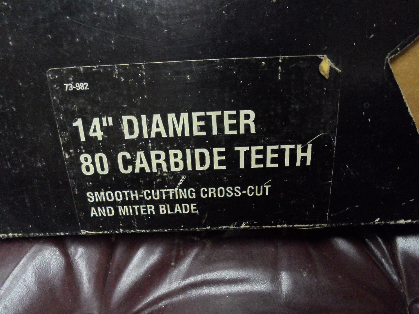 New Black & Decker Piranha Ultra 14" Diameter 80 Carbide Teeth Blade