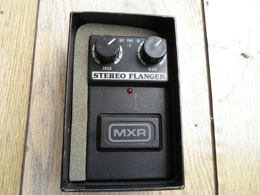 Vintage MXR Stereo Flanger w/ Box Guitar Effect Pedal Ibanez Clone 70's